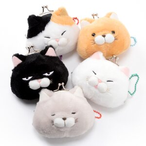 Hige Manjyu Plush Mini Coin Pouches Complete Set + Mini Plushie