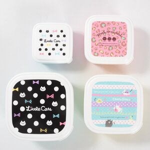 Trendy 4-Piece Bento Box Set Mix