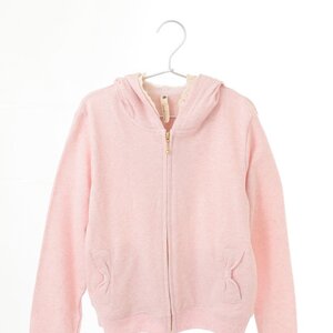 earth music&ecology Laced Hoodie Pink M