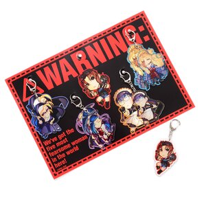 Black Lagoon Acrylic Keychain Charm Set