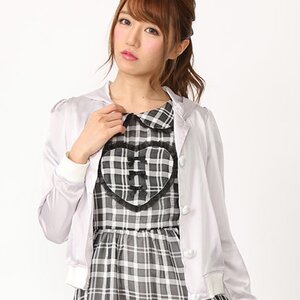 Ank Rouge Lapin Satin Blouson Blue