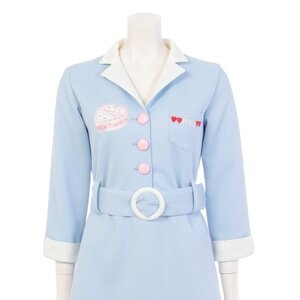 Swankiss Doll Cherry Dress Sax