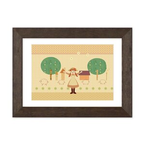 "Country Life" Chara Fine Graph Dina*Dina Masterpiece Pictures Print