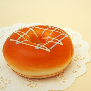 Mother Garden Vanilla Glazed Donut Squeeze Toy