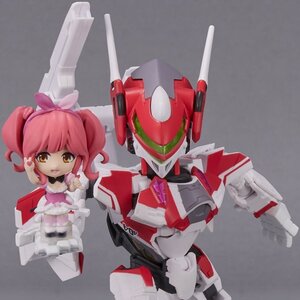 Tiny Session Macross Delta VF-31C Siegfried (Mirage Farina Jenius Use) w/ Makina Nakajima