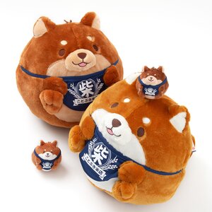 Chuken Mochi Shiba Round Plush Collection 4-Plushie Set