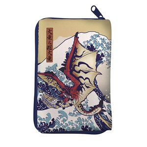 Monster Hunter Ukiyo-e Pouch Collection Rathalos & Rathian x Fugaku
