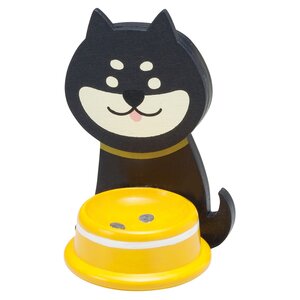 Wankoron Shiba Inu Paper Clip Holder Black