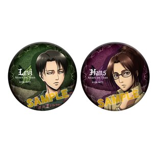 Attack on Titan Levi & Hange Pin Badge Set