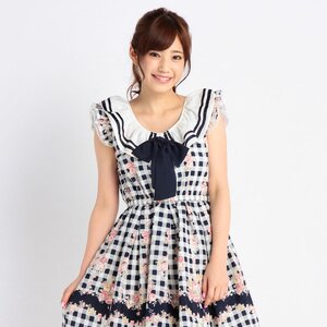 LIZ LISA Gingham Dress (Limited Edition) Navy
