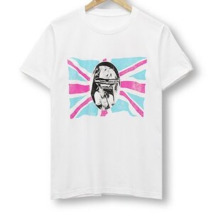 Hatsune Miku God Save the Mikueen White T-Shirt M