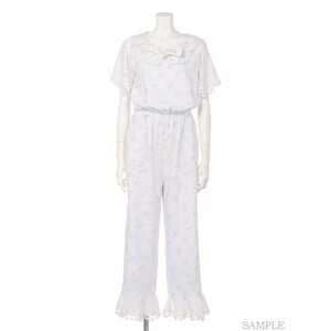 Swankiss Mermaid Print Overalls White