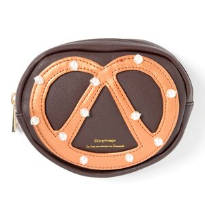 FLAPPER Pretzel Pouch Brown