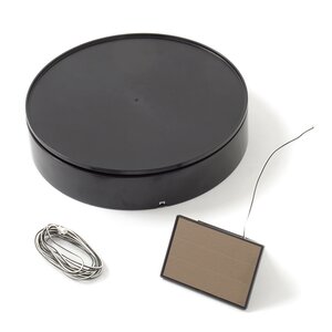 Solar-Powered Display Turntable Ver. 2 Black