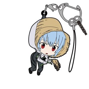 Evangelion Tsumamare Keychain Collection Rei Ayanami (Tentative Name) Sokkuri-san Ver.