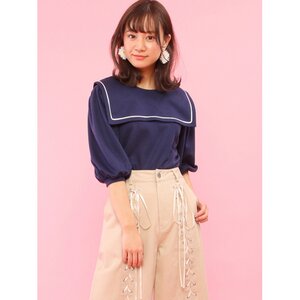 Honey Salon Sailor Top Navy