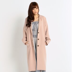LIZ LISA Long Chester Coat Pink