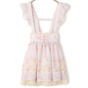 LIZ LISA Rose Ribbon Skirt Pink