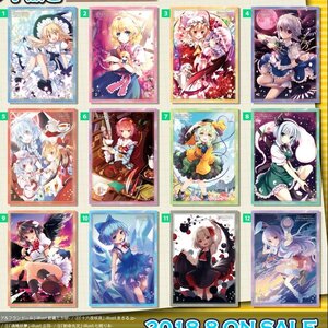 Touhou Project Naminoamamiya Trading Pencil Board Vol. 6 Box Set