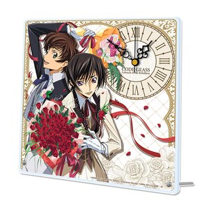 Code Geass: Lelouch of the Rebellion Acrylic Clock Lelouch & Suzaku [Pre-order]