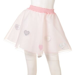 Swankiss Heart Candy Skirt Pink