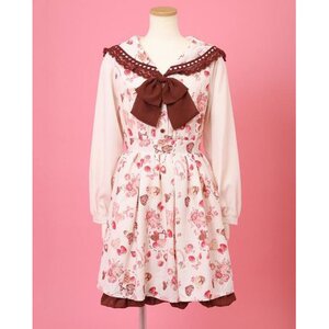 LIZ LISA Heart Sweets Dress White