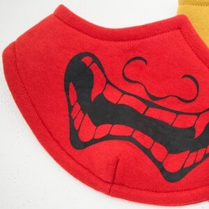 Samurai Armor Hoodie Mask Red