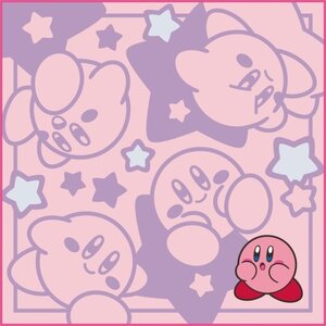 Kirby Super Star Jacquard Towels Pink