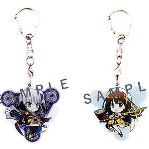 Magical Girl Lyrical Nanoha: Reflection Acrylic Keychain Charm Set Collection Hayate x Dearche