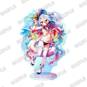 MF Bunko J Summer School Festival 2024 Newly Drawn Tropical Acrylic Stand - No Game No Life Shiro [Pre-order]