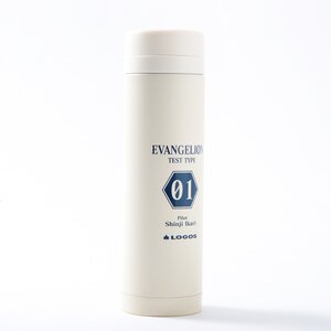 Evangelion & Logos Eco My Slim Bottle: Matte Pilot Ver. Shinji