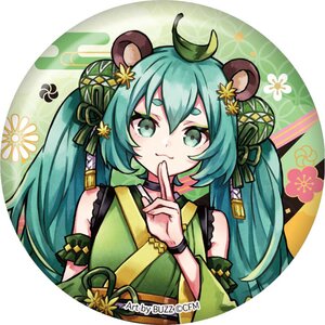 Hatsune Miku Hyakki Yakou Big Tin Badge Bakedanuki (Re-run)