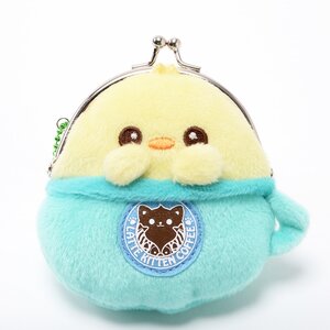 Latte Kitten Coffee Plush Gama-Pouches Piyosuke