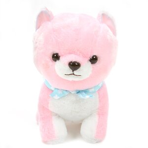 Mameshiba San Kyodai Fluffy Sakura-Colored Dog Plush Collection (Big) Mametaro