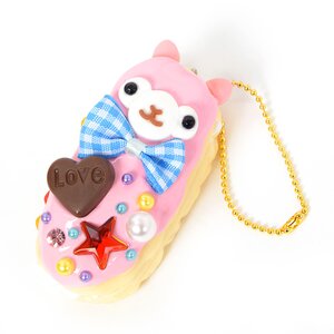Zeitaku Sweets Amuse Character Keychain Alpacasso Momo-chan