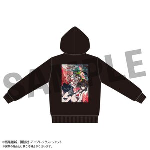 Monogatari Series x Kei Mochizuki Hoodie Nadeko Sengoku & Mayoi Hachikuji & Yotsugi Ononoki [Pre-order]