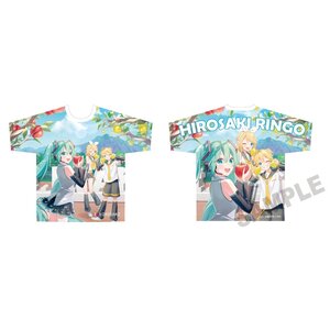 Hatsune Miku × Hirosaki Apple Full Graphic Tshirt 2 Art by Asagao Minoru [Pre-order]
