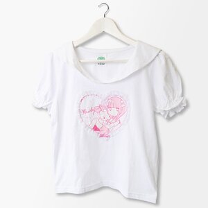 Menhera-chan x PARK Sailor Collar T-Shirt White