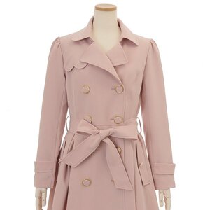 LIZ LISA Bijou Button Trench Coat Pink