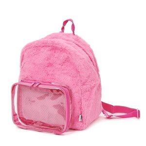 TOM Ita-bag: Fluffy Backpack Pink