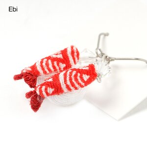 Japanese Food Earrings Ebi