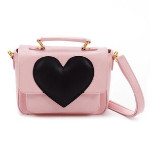FLAPPER Heart Shoulder Bag Pink