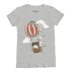 Hello Kitty Steampunk Kitty T-Shirt Silver L
