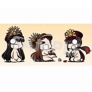 Fate/Grand Order GUDAGUDA Oda Acrylic Keychain Set