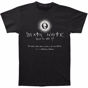 Death Note How to Use It Adult T-Shirt XL