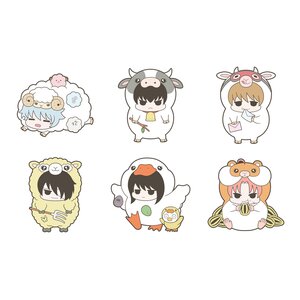 Gintama Prince of Hata's Animal Paradise Love & Peace Firm Rubber Mascot Box Set
