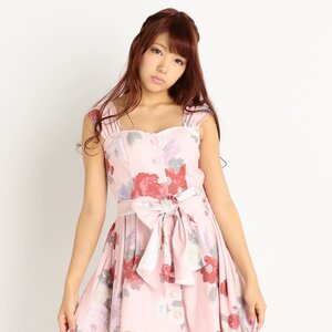 LIZ LISA Floral Dress Pink