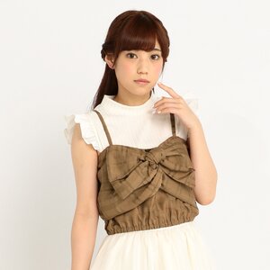 LIZ LISA Bustier Layering Top Mocha
