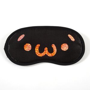 Kaomoji Color Eye Masks - Shobon Pink
