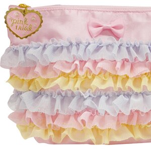 pink trick Spacious Pouch